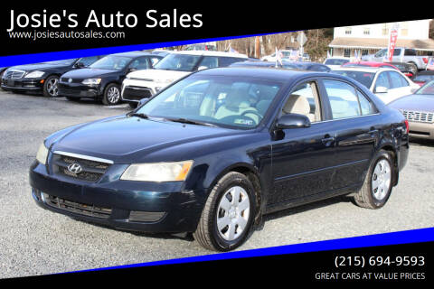 2007 Hyundai Sonata for sale at Josie's Auto Sales in Gilbertsville PA