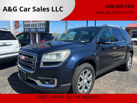 2015 GMC Acadia for sale at A&G Car Sales  LLC in Tucson AZ