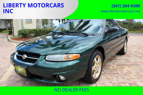 1998 Chrysler Sebring for sale at LIBERTY MOTORCARS INC in Royal Palm Beach FL