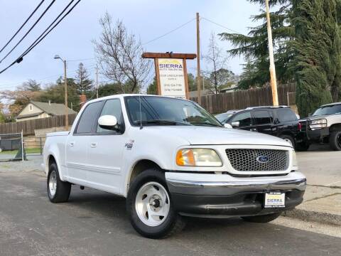2003 Ford F-150 for sale at Sierra Auto Sales Inc in Auburn CA