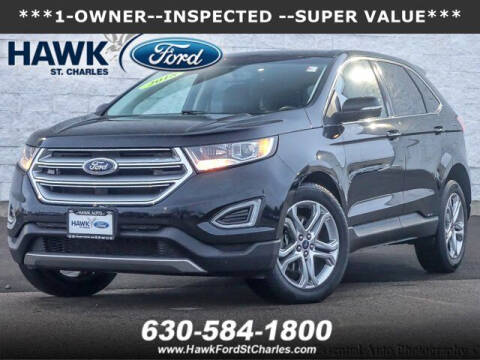 2018 Ford Edge for sale at Hawk Ford of St. Charles in Saint Charles IL