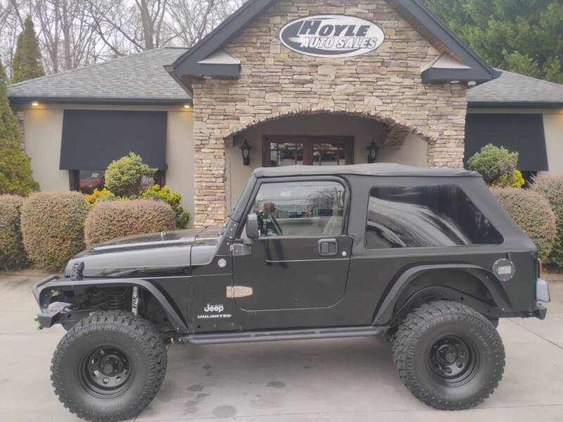 2005 Jeep Wrangler for sale at Hoyle Auto Sales in Taylorsville NC