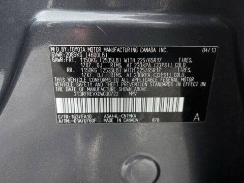 2013 Toyota RAV4 XLE