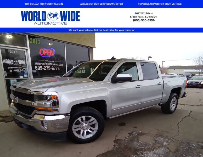 2017 Chevrolet Silverado 1500 for sale at World Wide Automotive in Sioux Falls SD