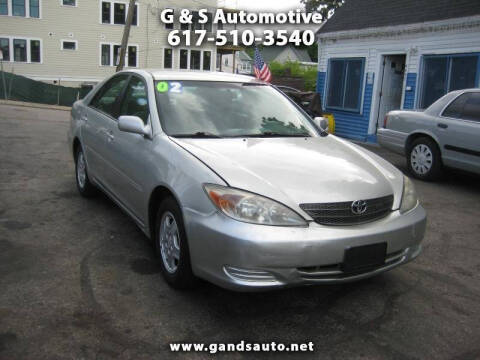 2002 Toyota Camry for sale at G & S Auto Service in Roslindale MA