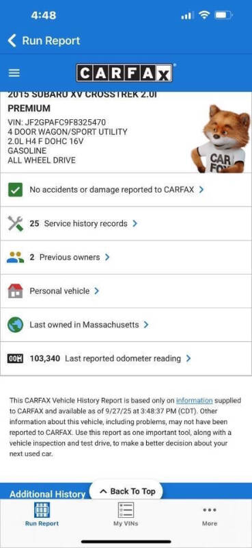 2015 Subaru XV Crosstrek 2.0i Premium