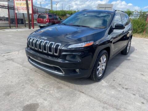 2014 Jeep Cherokee for sale at Sam's Auto Sales in Houston TX