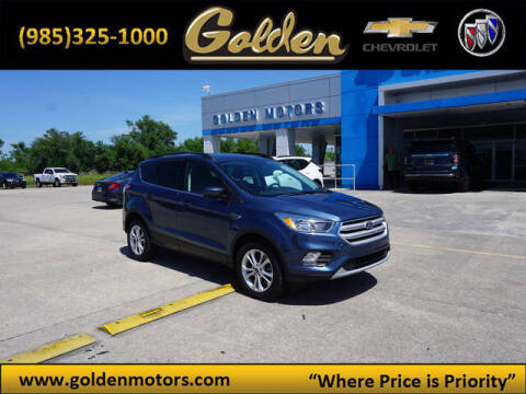 2018 Ford Escape for sale at GOLDEN MOTORS in Cut Off LA