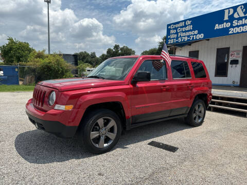 2016 Jeep Patriot for sale at P & A AUTO SALES in Houston TX