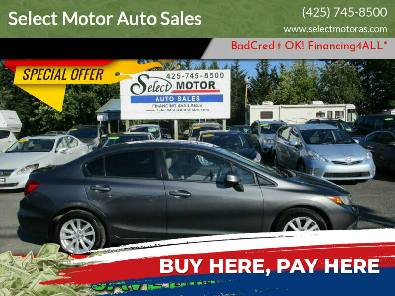 2012 Honda Civic for sale at Select Motor Auto Sales in Lynnwood WA