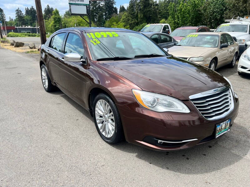 2013 Chrysler 200 for sale at Lino's Autos Inc in Vancouver WA