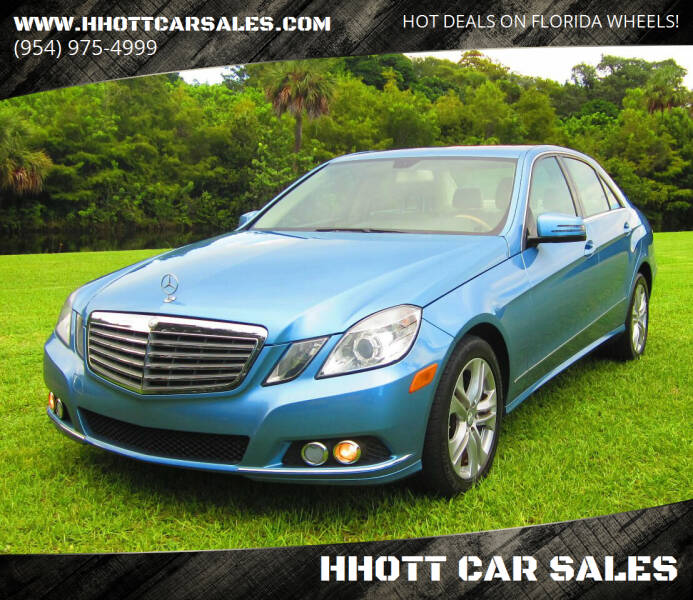 2011 Mercedes-Benz E-Class for sale at HHOTT CAR SALES in Deerfield Beach FL