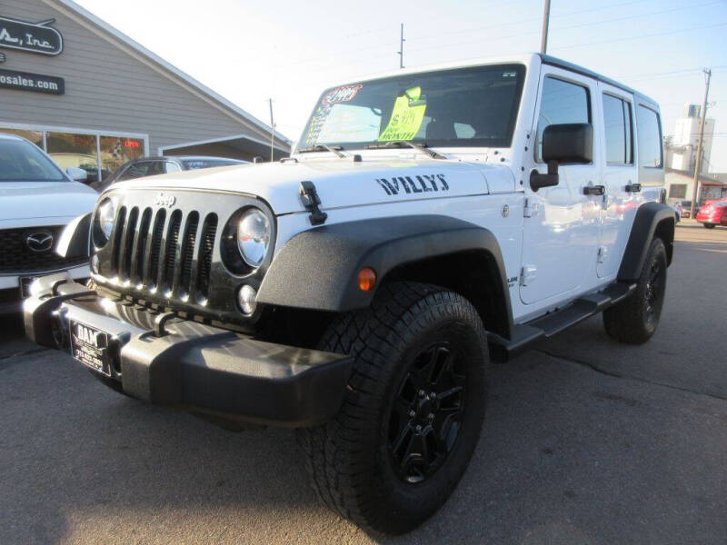2017 Jeep Wrangler Unlimited for sale at Dam Auto Sales in Sioux City IA
