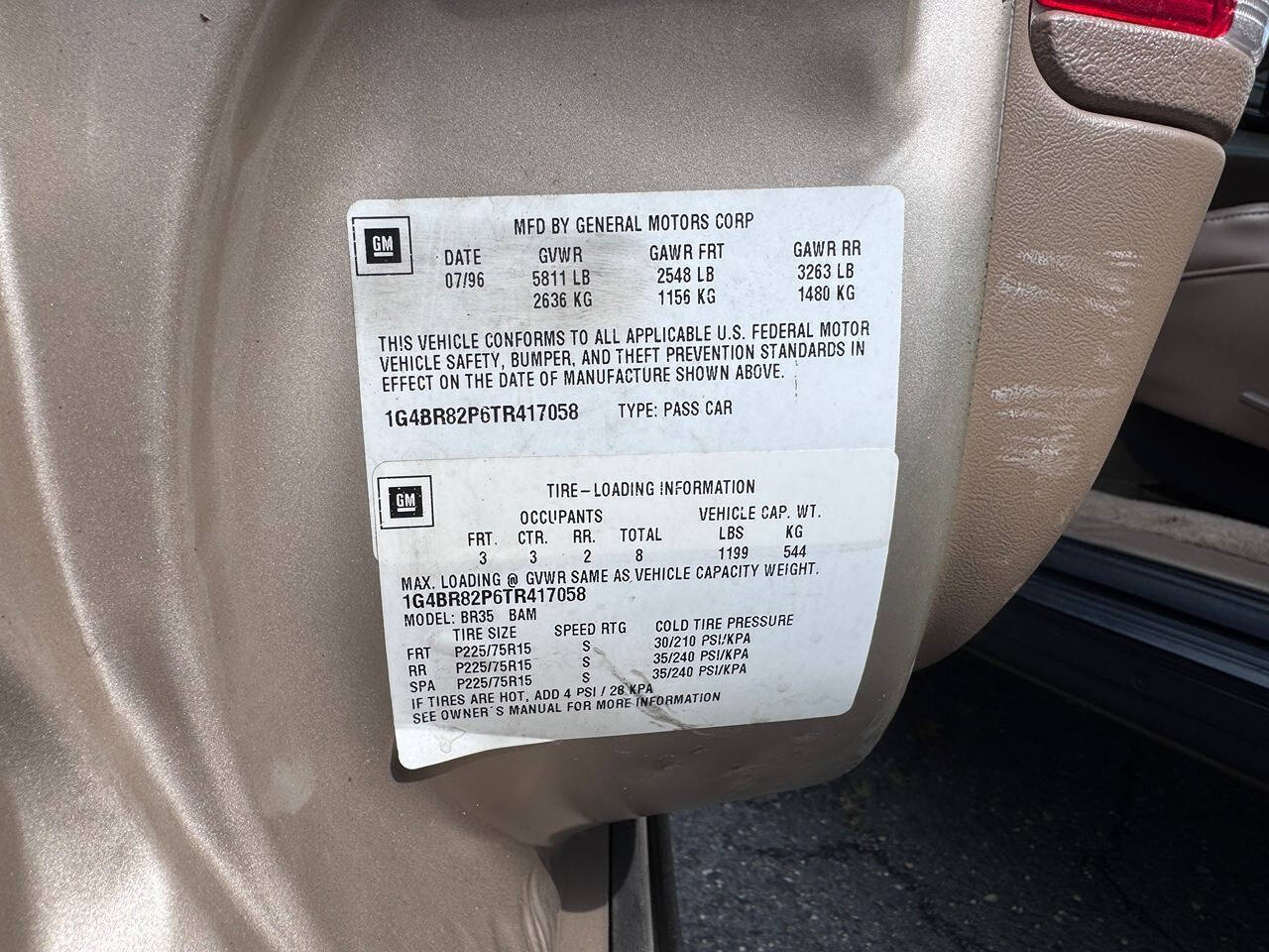 1996 Buick Roadmaster 59