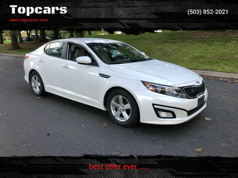 2015 Kia Optima for sale at Topcars in Wilsonville OR