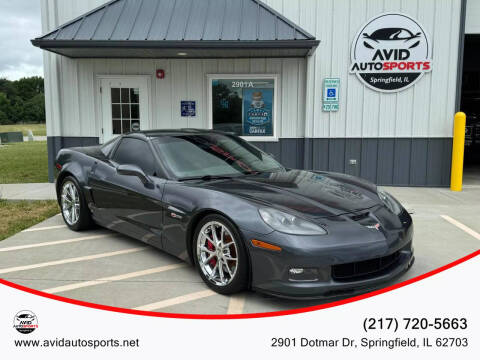 2009 Chevrolet Corvette for sale at AVID AUTOSPORTS in Springfield IL