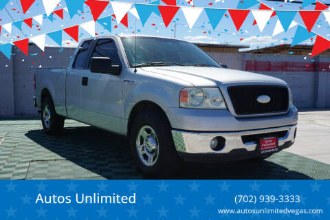 2006 Ford F-150 for sale at Autos Unlimited in Las Vegas NV