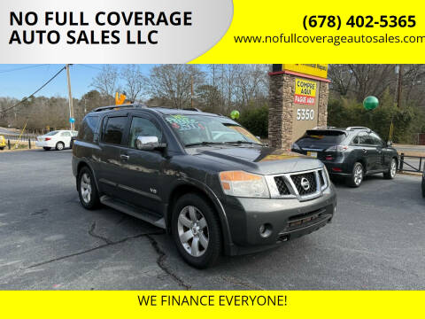 2008 Nissan Armada for sale at NO FULL COVERAGE AUTO SALES LLC in Austell GA