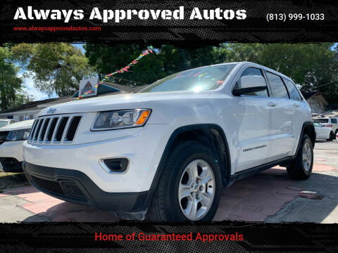 2015 Jeep Grand Cherokee for sale at Always Approved Autos in Tampa FL