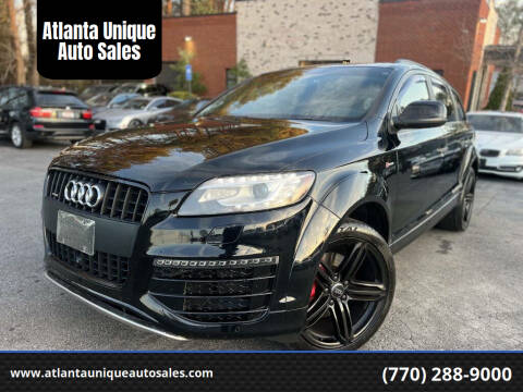 2015 Audi Q7 for sale at Atlanta Unique Auto Sales in Norcross GA