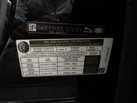 2020 Jaguar E-PACE P250 SE