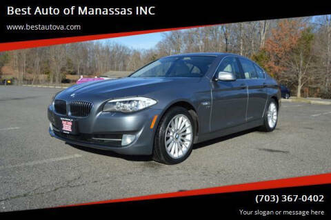 2011 BMW 5 Series for sale at Best Auto of Manassas INC in Manassas VA
