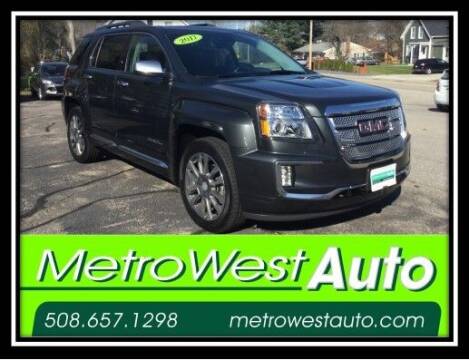 2017 GMC Terrain for sale at Metro West Auto in Bellingham MA