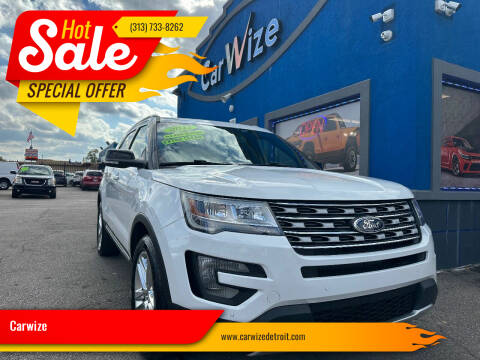 2017 Ford Explorer for sale at Carwize in Detroit MI