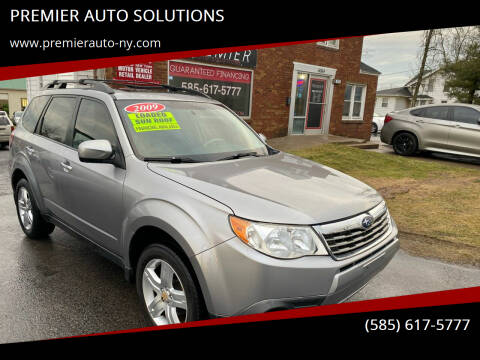 2009 Subaru Forester for sale at PREMIER AUTO SOLUTIONS in Spencerport NY