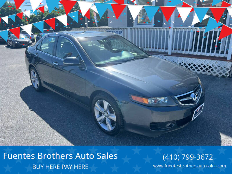 2008 Acura TSX for sale at Fuentes Brothers Auto Sales in Jessup MD