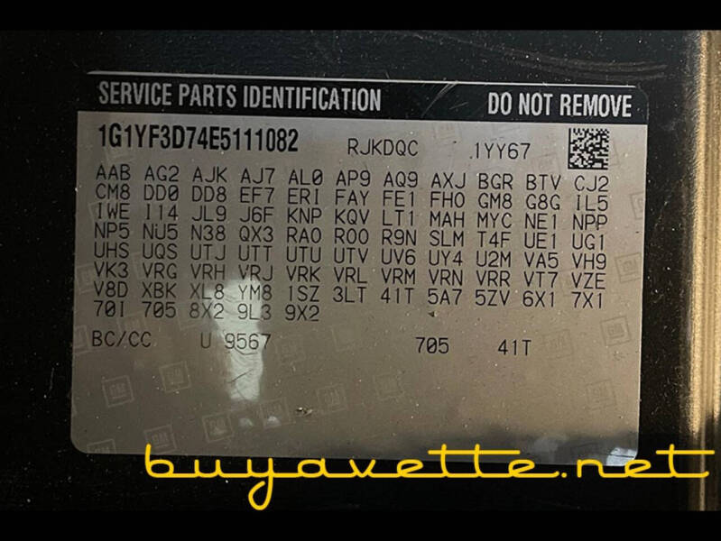 2014 Chevrolet Corvette Stingray