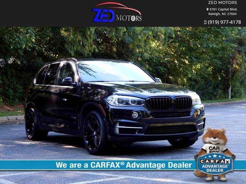 2015 BMW X5 for sale at Zed Motors in Raleigh NC