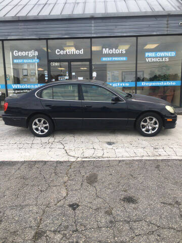 2004 Lexus GS 300 for sale at Georgia Certified Motors in Stockbridge GA