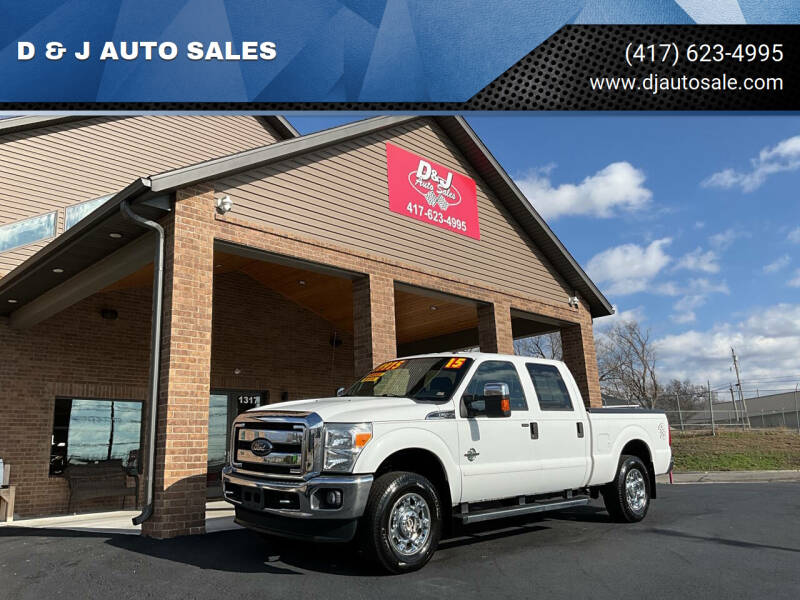 2015 Ford F-250 Super Duty for sale at D & J AUTO SALES in Joplin MO