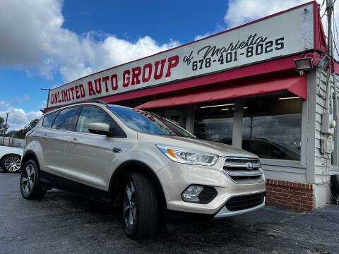 2017 Ford Escape for sale at Unlimited Auto Group of Marietta in Marietta GA