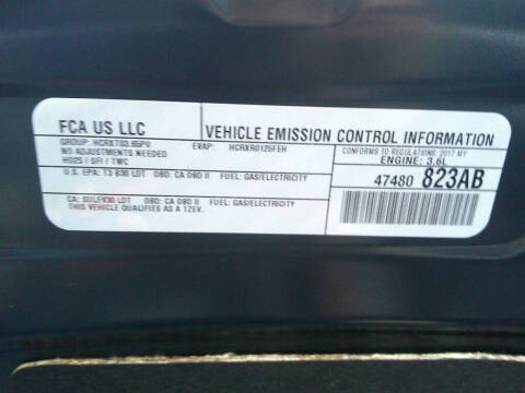 2017 Chrysler Pacifica Hybrid Touring Plus