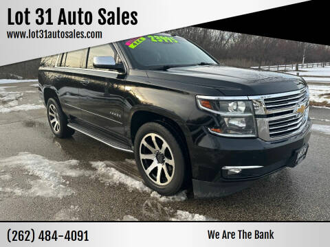 2015 Chevrolet Tahoe for sale at Lot 31 Auto Sales in Kenosha WI