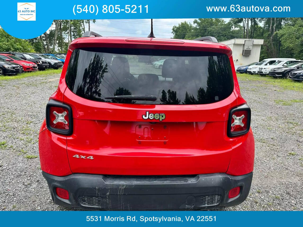 2017 Jeep Renegade for sale at 63 Auto Inc in Spotsylvania, VA