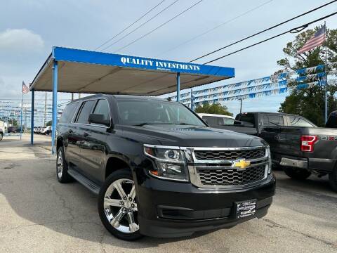 2015 Chevrolet Suburban for sale at Quality Investments in Tyler TX