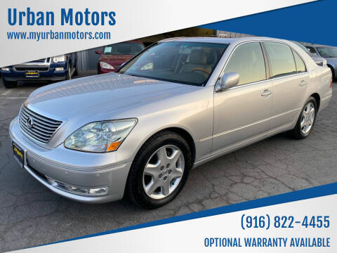 2004 Lexus LS 430 for sale at Urban Motors in Sacramento CA