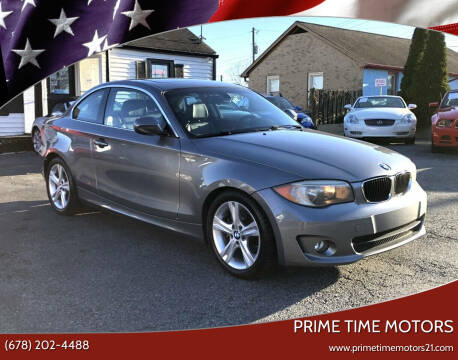 2012 BMW 1 Series for sale at Prime Time Motors in Marietta GA