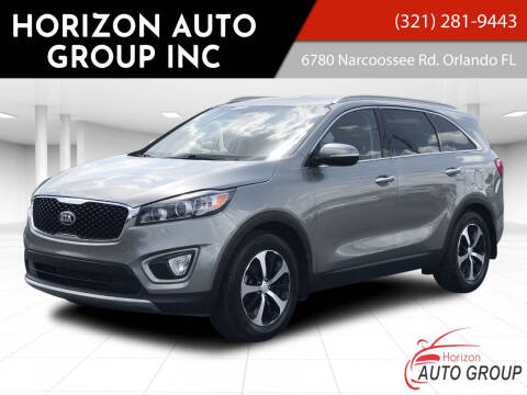 2016 Kia Sorento for sale at HORIZON AUTO GROUP INC in Orlando FL