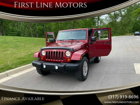 2011 Jeep Wrangler for sale at First Line Motors in Brownsburg IN