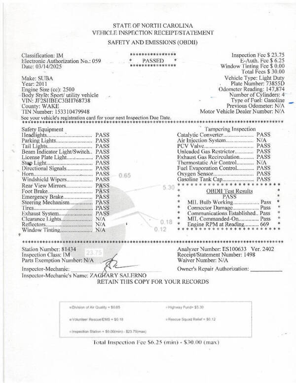 2011 Subaru Forester 2.5X Premium