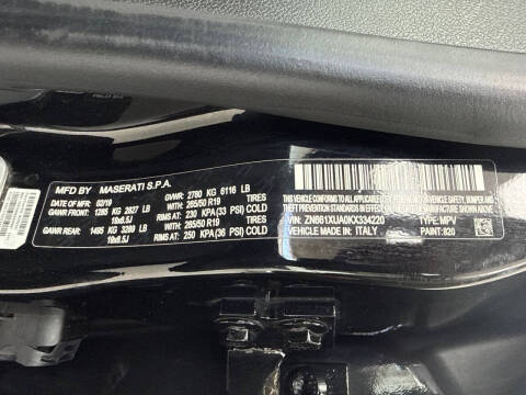 2019 Maserati Levante