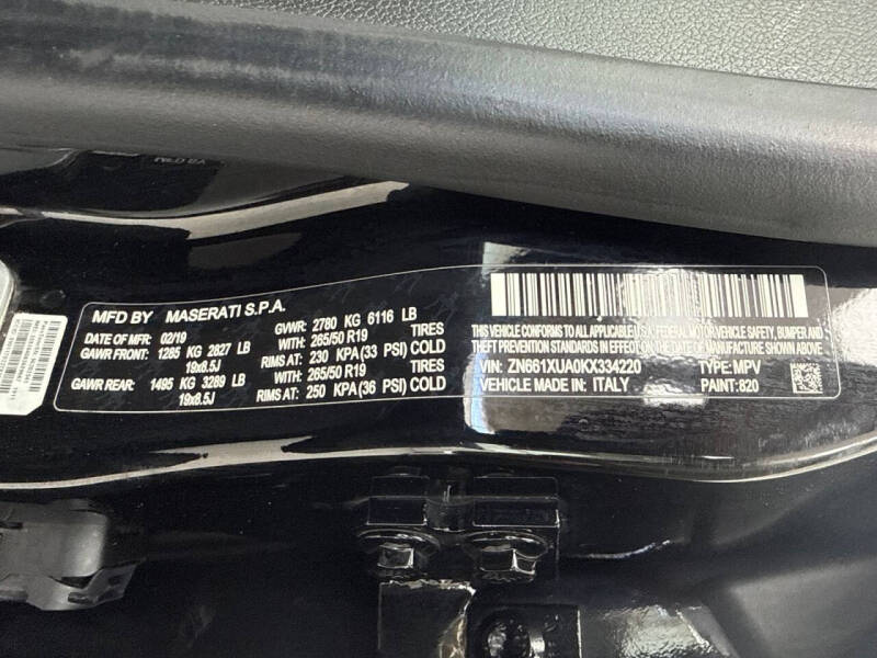 2019 Maserati Levante