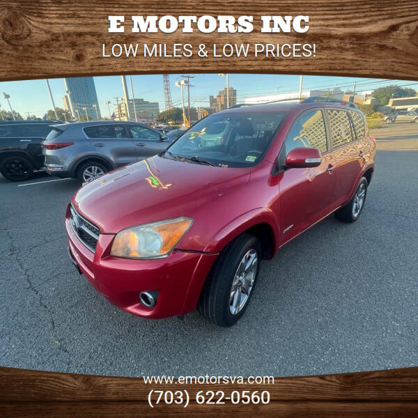 2012 Toyota RAV4 for sale at E Motors INC in Vienna VA