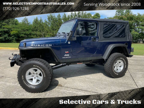 2006 Jeep Wrangler for sale at Selective Cars & Trucks in Woodstock GA