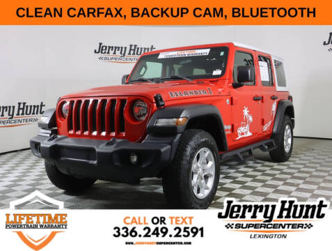 2021 Jeep Wrangler Unlimited for sale at Jerry Hunt Supercenter in Lexington NC