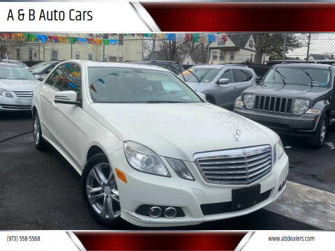 2010 Mercedes-Benz E-Class for sale at A & B Auto Cars in Newark NJ